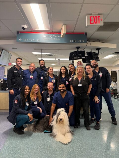 2024 Day/Night shift Marcy Hospital visit by Thor & Apollo / August